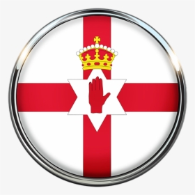North Ireland, Flag, Circle, Background Image - England Scotland Ireland Wales Badges, HD Png Download, Transparent PNG