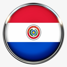 Bandera De Paraguay Circulo Png, Transparent Png, Transparent PNG