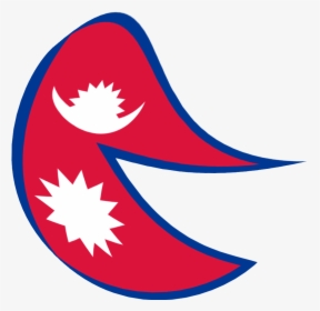 Flag Of Nepal, But It S A Circle And It Looks Also - Nepal Flag Transparent, HD Png Download, Transparent PNG