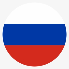 Flag Ru Clip Arts - Russia Circle Flag Png, Transparent Png, Transparent PNG