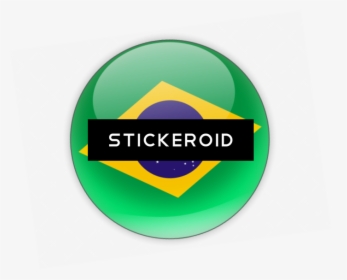 Brazil Flag Flags - Circle, HD Png Download, Transparent PNG