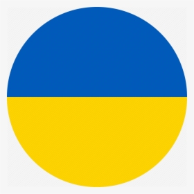 Rounded Flat Country Collection - Ukraine Flag Circle Png, Transparent Png, Transparent PNG