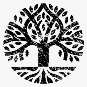 Black And White Tree Of Life Png Transparent Black - Dos Ceibas Tulum Logo, Png Download, Transparent PNG
