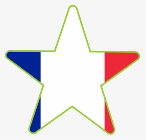 Connections Star Languages French Flag - Circle, HD Png Download, Transparent PNG