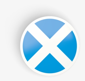 Round Concave Icon - Round Scotland Flag Png, Transparent Png, Transparent PNG