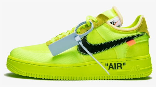 Air Force 1 Off White Volt, HD Png Download , Transparent Png Image ...