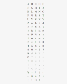 Alphabet Chart, HD Png Download, Transparent PNG