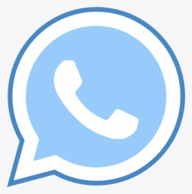 Whatsapp Logo Png Blue , Png Download - Whatsapp Logo Blue Png, Transparent Png, Transparent PNG