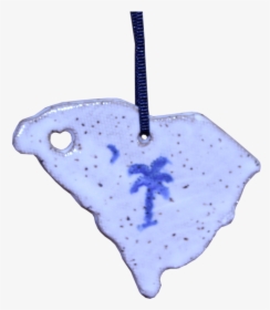 South Carolina Blue & White Palmetto Ornament - Rays And Skates, HD Png Download, Transparent PNG