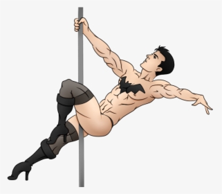 Download Male Cartoon Full - Stripper Bat, HD Png Download, Transparent PNG