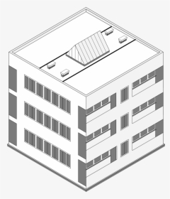 Isometric Building Clip Arts - Isometric Building Icon Png, Transparent Png, Transparent PNG
