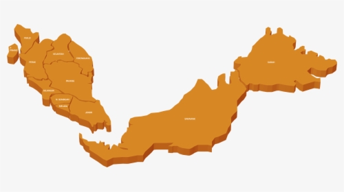 Thumb Image - Malaysia Map 3d Png, Transparent Png, Transparent PNG