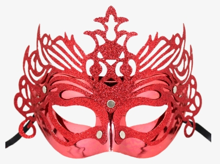 Red Masquerade Mask Png - Halloween Mask Png, Transparent Png, Transparent PNG