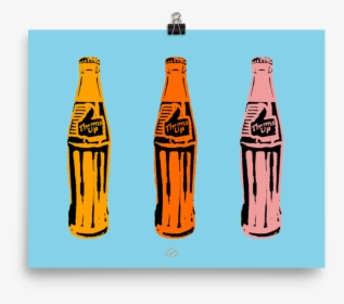 Transparent Thums Up Png - Pop Art Bottle Beer, Png Download, Transparent PNG