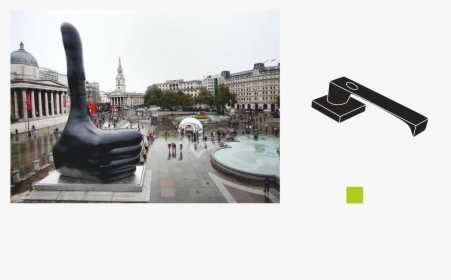 Transparent Thums Up Png - Trafalgar Square, Png Download, Transparent PNG