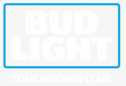 Budlight Tdclub Logowhite - Poster, HD Png Download, Transparent PNG