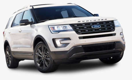 White Ford Explorer Suv Car Png Image - Ford Suv Car Png, Transparent Png, Transparent PNG