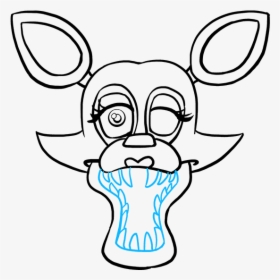 How To Draw Mangle From Five Nights At Freddy S - Human Mangle Human Fnaf Drawing, HD Png Download, Transparent PNG
