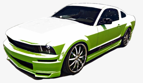Transparent Green Car Png - Ford Mustang Fr500, Png Download, Transparent PNG