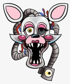 How To Draw Mangle From Five Nights At Freddy S - Fnaf Drawing Easy Mangle, HD Png Download, Transparent PNG