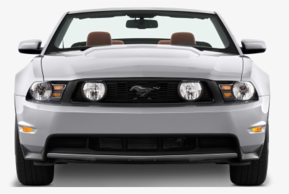 Front View Muscle Car Grill Png - 2010 Mustang Front View, Transparent Png, Transparent PNG