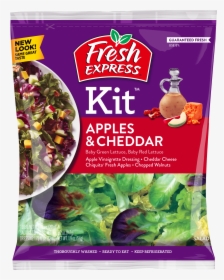 Apples & Cheddar Salad Kit - Fresh Express Salsa Ensalada, HD Png Download, Transparent PNG
