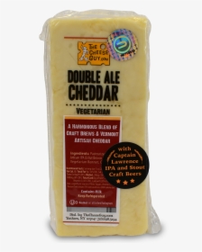 The Cheese Guy Vermont Double Ale Cheddar Cheese Wedge - Grated Parmesan, HD Png Download, Transparent PNG
