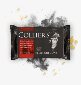 Colliers Cheese Collier S Powerful Cheddar - Collier's Powerful Welsh Cheddar, HD Png Download, Transparent PNG