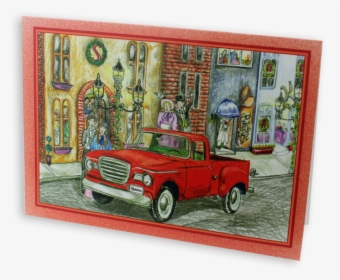 Champ Truck Christmas Cards - Antique Car, HD Png Download, Transparent PNG