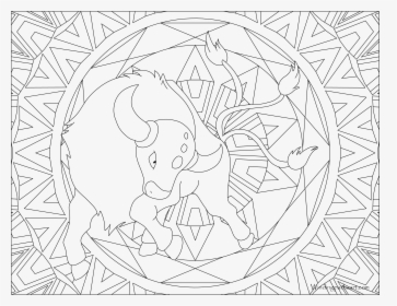 Pokemon In A Gym Coloring Page, HD Png Download, Transparent PNG