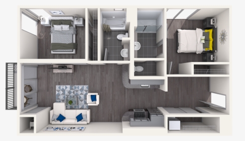 Bedroom Layout - Floor Plan, HD Png Download, Transparent PNG