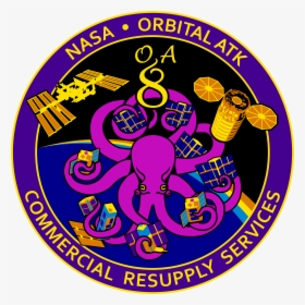 Orbital Sciences Crs Flight 8e Patch - Cygnus Crs Oa 8e, HD Png Download, Transparent PNG