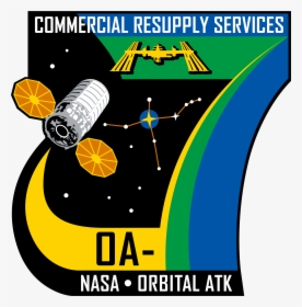 Orbital Sciences Crs Flight 7 Patch - Cygnus Crs Oa-7, HD Png Download, Transparent PNG