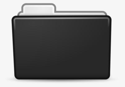 Black Folder Icon Hd, HD Png Download, Transparent PNG