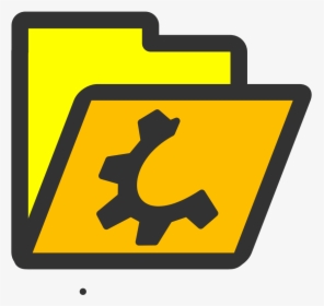 Folder Yellow Open Clipart, Vector Clip Art Online, - Folder, HD Png Download, Transparent PNG
