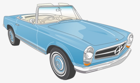 Mercedes, Car, Vehicle, Convertible, Line, Auto - Antique Car, HD Png Download, Transparent PNG