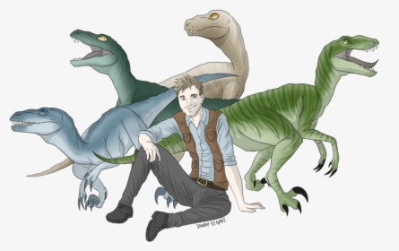 Raptor Pack Memes 4 By Janet - Jurassic World Image Drawing Velociraptor, HD Png Download, Transparent PNG