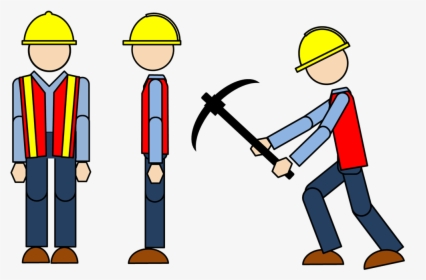 Construction Worker Free Clipart No Background - Transparent Background Construction Worker Clipart, HD Png Download, Transparent PNG