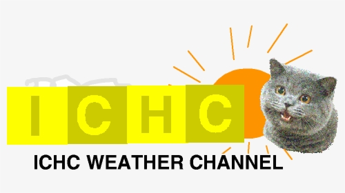 Ichc Weather Channel Logo - Happy Cat, HD Png Download, Transparent PNG