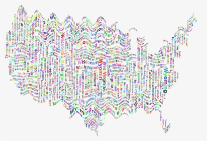 Prismatic Ripples America States And Capitals Word - Illustration, HD Png Download, Transparent PNG