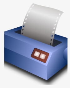 This Free Icons Png Design Of Matrix Printer - Dot Matrix Printer Cartoon, Transparent Png, Transparent PNG