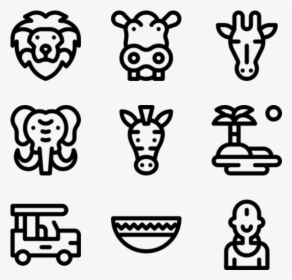Icons Free Vector Africa - Easy Tattoos For Boys, HD Png Download, Transparent PNG