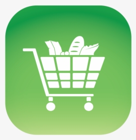 Groceries Cart Icon Png, Transparent Png, Transparent PNG