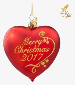 Heart Merry Christmas - Png Merry Christmas Heart, Transparent Png, Transparent PNG