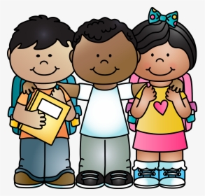 Cute Clip Art Transparent - School Kids Clipart, HD Png Download, Transparent PNG