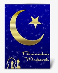 Gold Moon, Star, Ramadan Greeting Card - 14 August Full Hd, HD Png Download, Transparent PNG