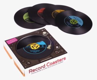 Transparent 45 Record Png - Vinyl Record Coasters, Png Download, Transparent PNG