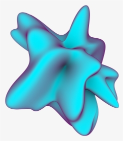 A Piece From “amorphous,” A Pack Of 3d Shapes On Transparent - Transparent 3d Shapes Png, Png Download, Transparent PNG