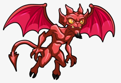 Flame Imp - Cartoon, HD Png Download, Transparent PNG
