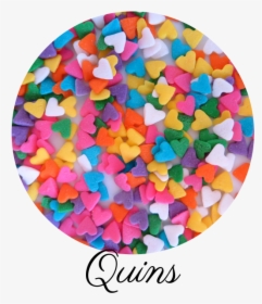 Heart Quin Sprinkles-01 - Circle, HD Png Download, Transparent PNG
